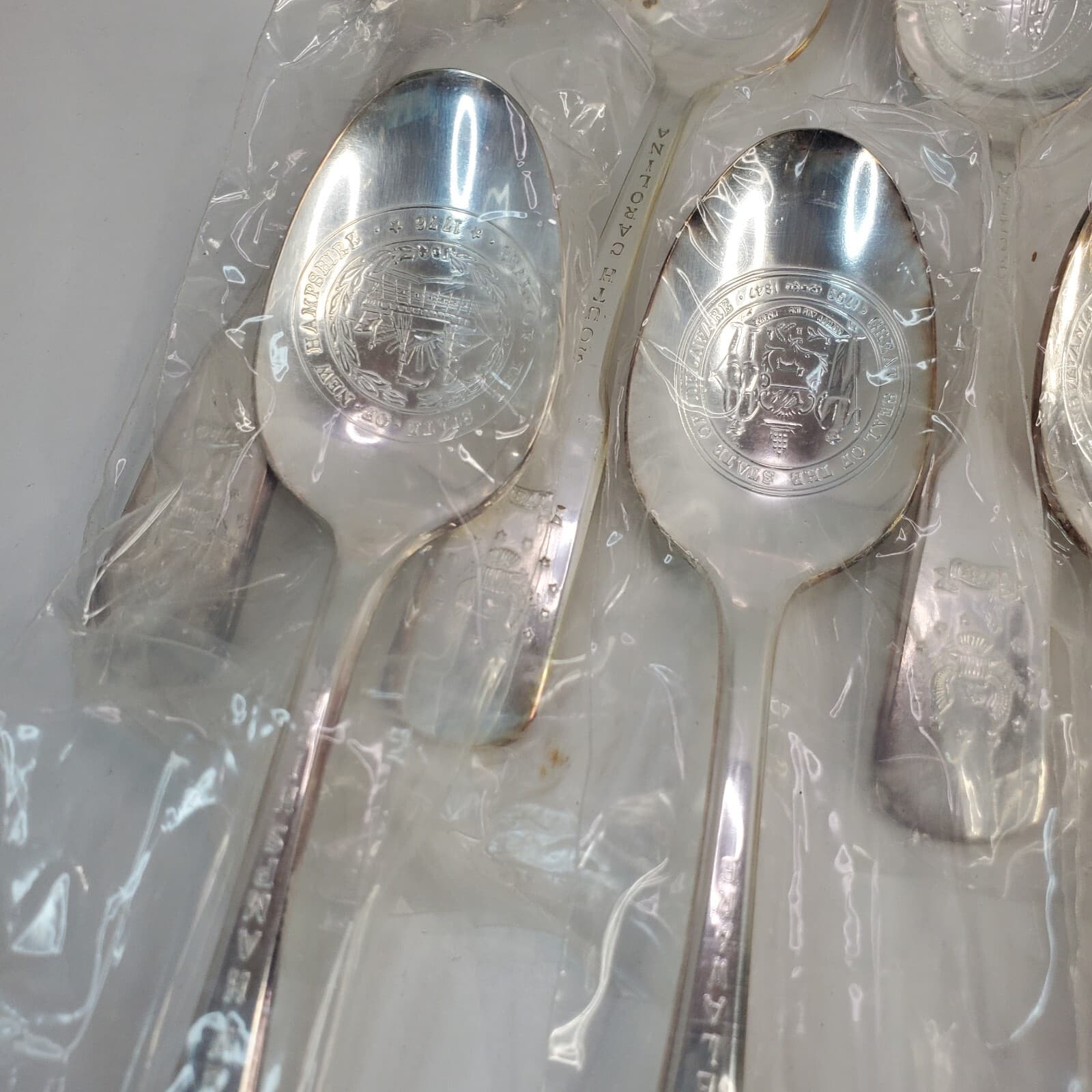 Bicentennial International Silver Plated 13 Original Colonies Collectors Spoons - Thumbnail 6
