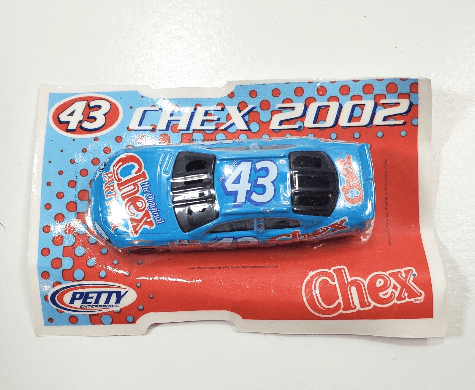 The Original Chex Party Mix Blue #43 DIe Cast Richard Petty Race Car, 2002