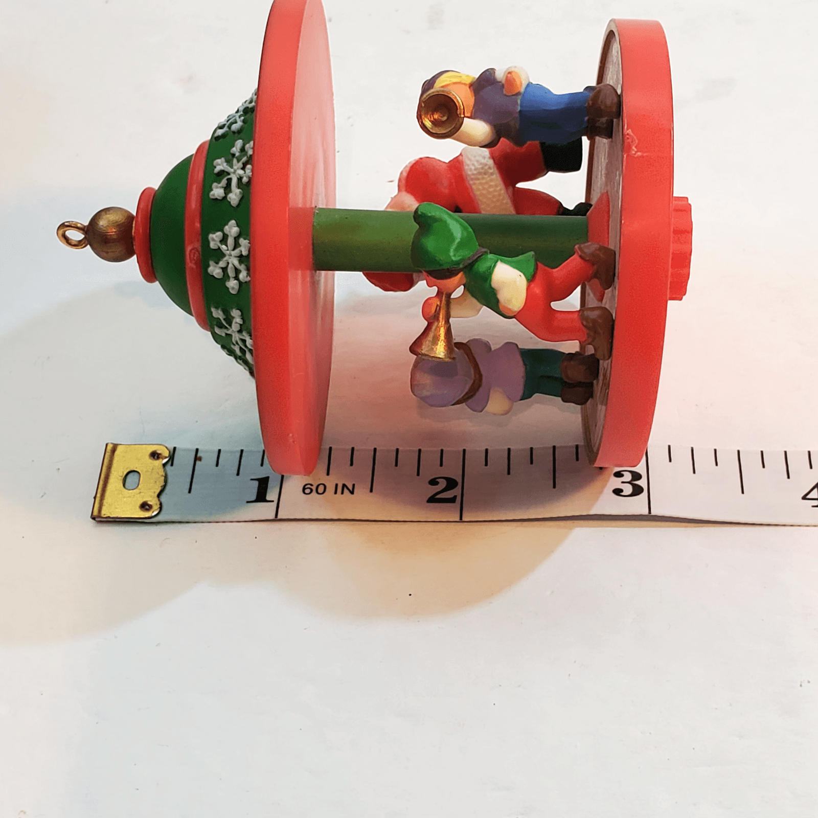 Vintage 1983 Hallmark Cards Santa Carousel #6 in the series Christmas Ornament - Thumbnail 7