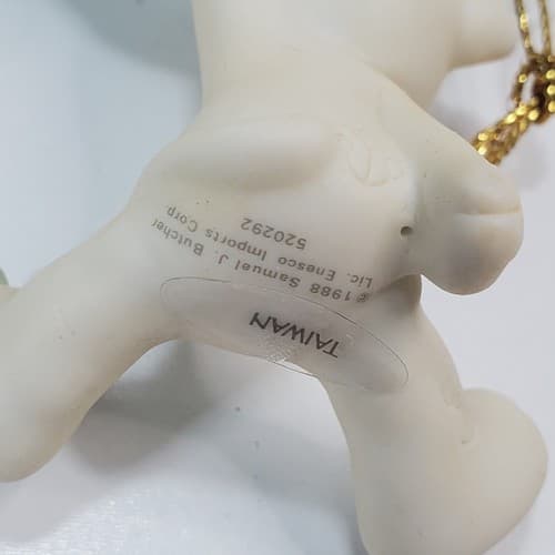 Precious Moments Hang On For The Holly Day Special 1988 Issue Christmas Ornament - Thumbnail 4