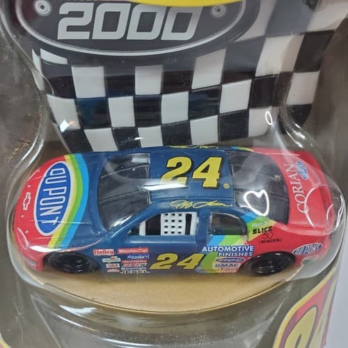 NASCAR 2000 Jeff Gordon #24 Collectible Race Car Christmas Ornament Trevco - Thumbnail 2