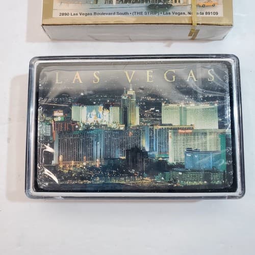 Lot of 2 Vintage Las Vegas Souvenir State Playing Cards Made in Hong Kong NEW - Thumbnail 3