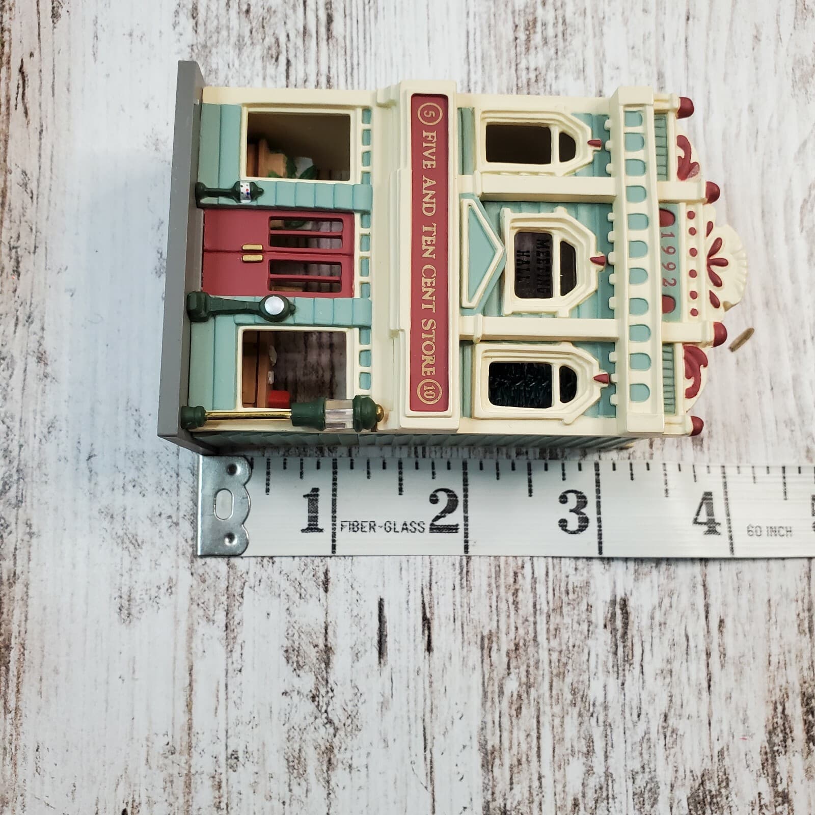 Vintage Hallmark 1992 Five and Ten Cent Store 9th In Nostalgic Houses And Shops - Thumbnail 6