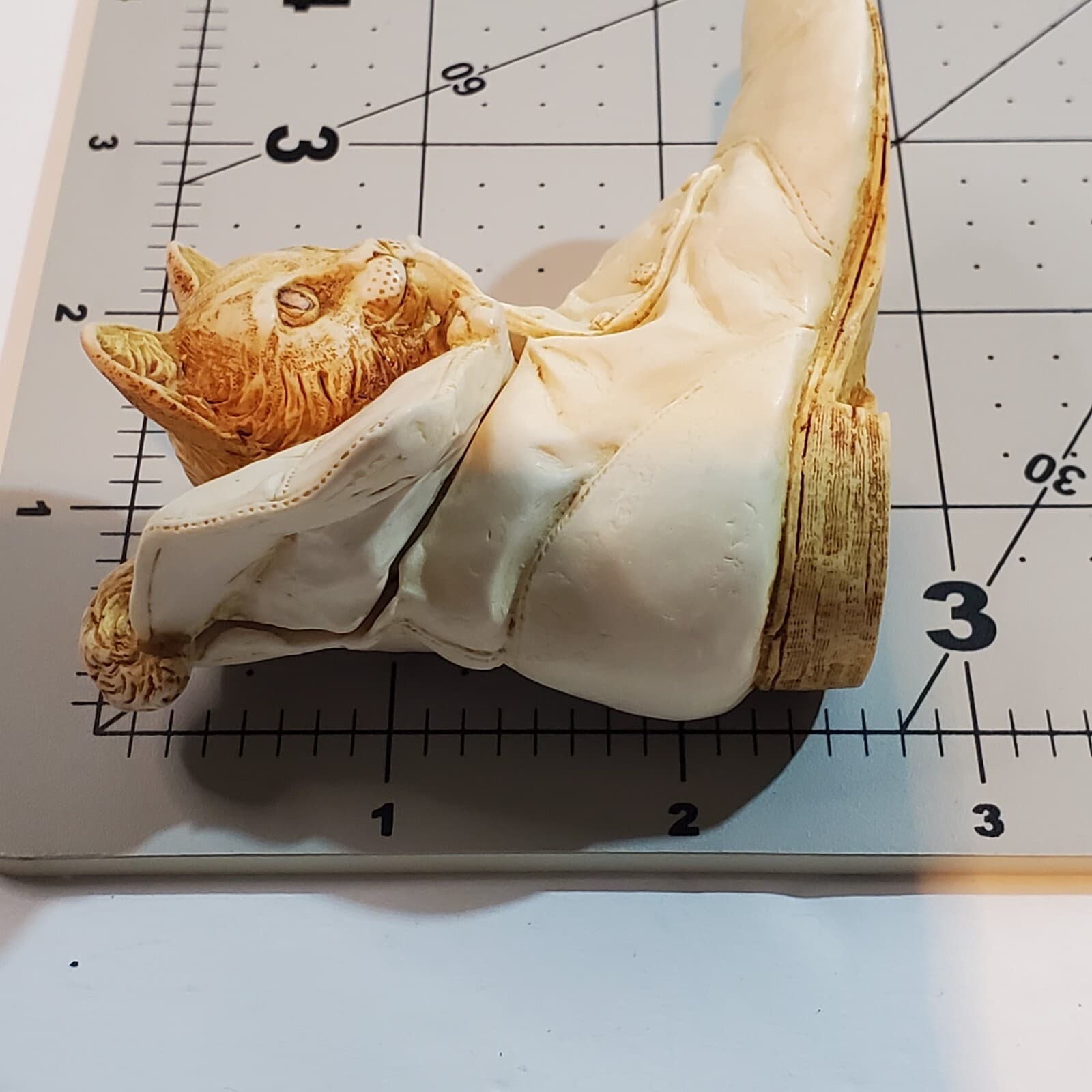 Vtg Harmony Kingdom Purrfect Fit Cat in Shoe Victorian Boot Trinket Box Figurine - Thumbnail 13