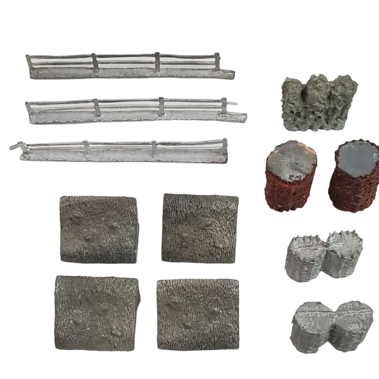 Vintage 1970's Custom Cast Metal Lead Molded Military Accessories Lot of 22 - Thumbnail 2