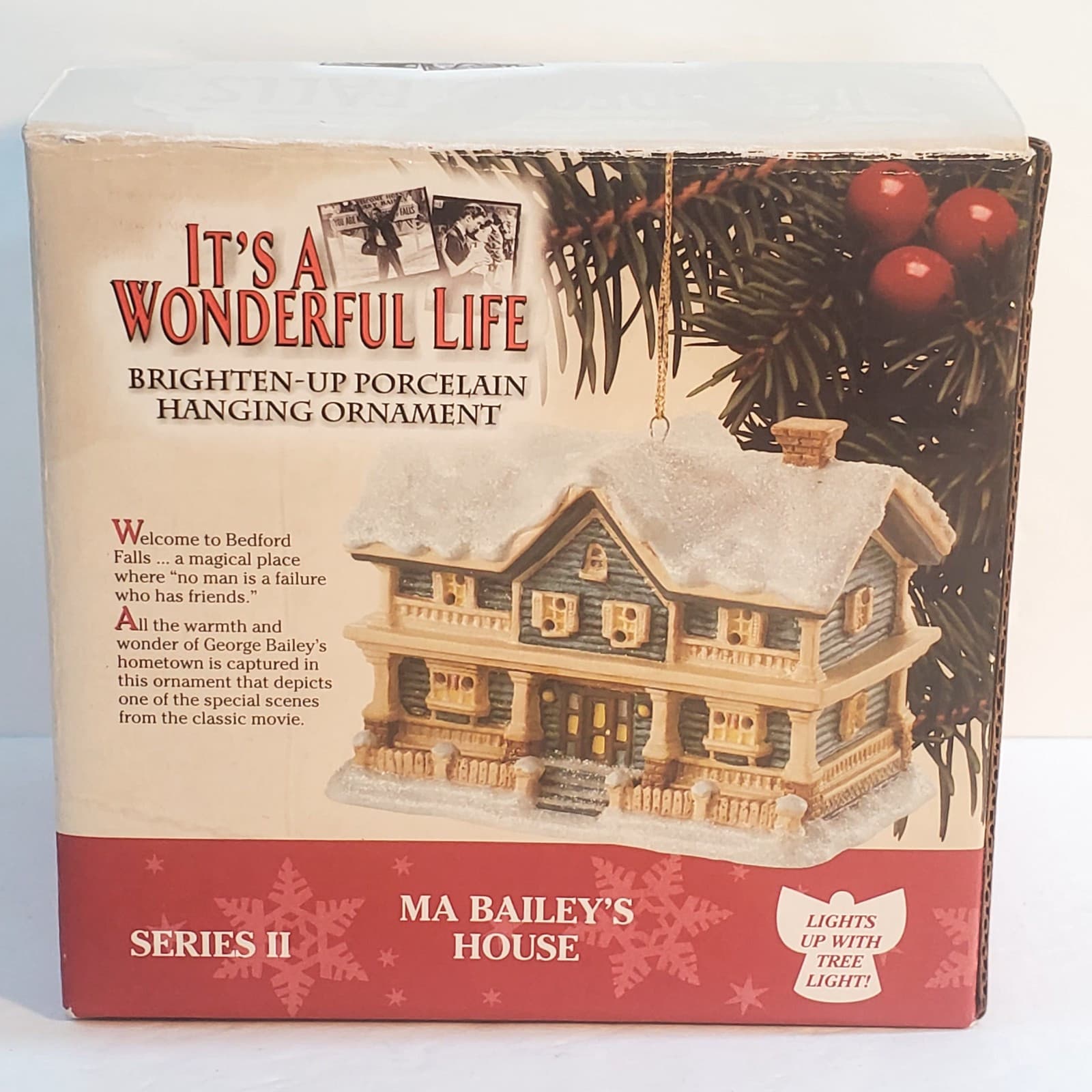 It’s A Wonderful Life Ma Bailey's House Series II Porcelain Brighten Up Ornament