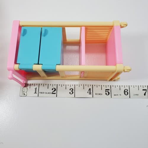 Vintage 1994 Mattel Barbie Pet Shop Plastic Replacement Cart With Drawers - Thumbnail 9