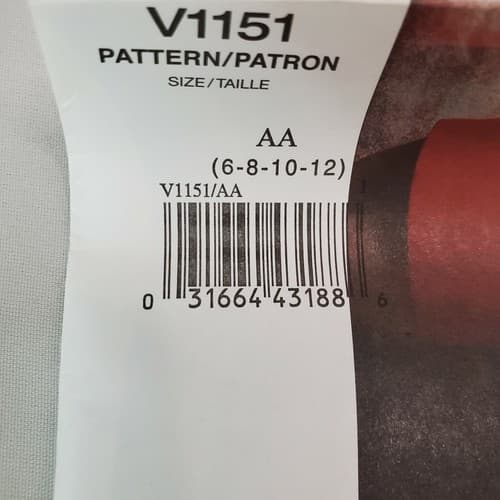 Vogue Sewing Pattern V1151 Cynthia Steffe Misses Dress Uncut Size AA 6-8-10-12 - Thumbnail 4