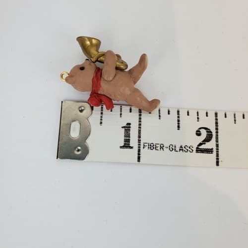 Vtg Lot 4 Hallmark Christmas Ornaments March Teddy Bears & Teddy Style Miniature - Thumbnail 11