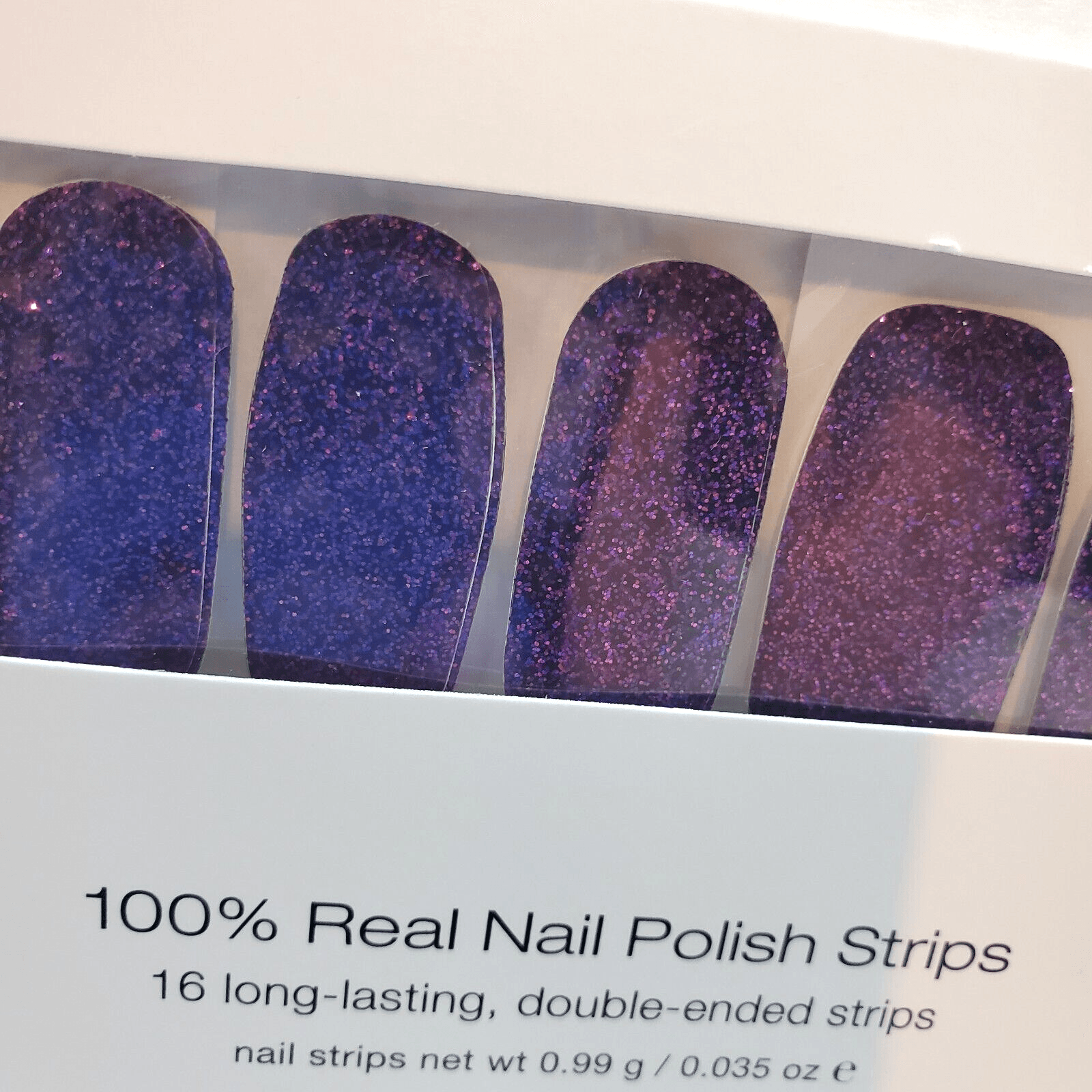 Color Street Nail Strips Ibiza Nights 100% Real Nail Polish Glitter RETIRED NEW - Thumbnail 2