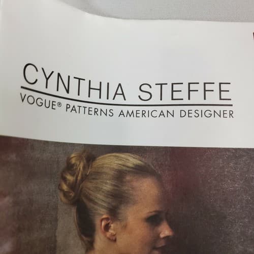 Vogue Sewing Pattern V1151 Cynthia Steffe Misses Dress Uncut Size AA 6-8-10-12 - Thumbnail 2