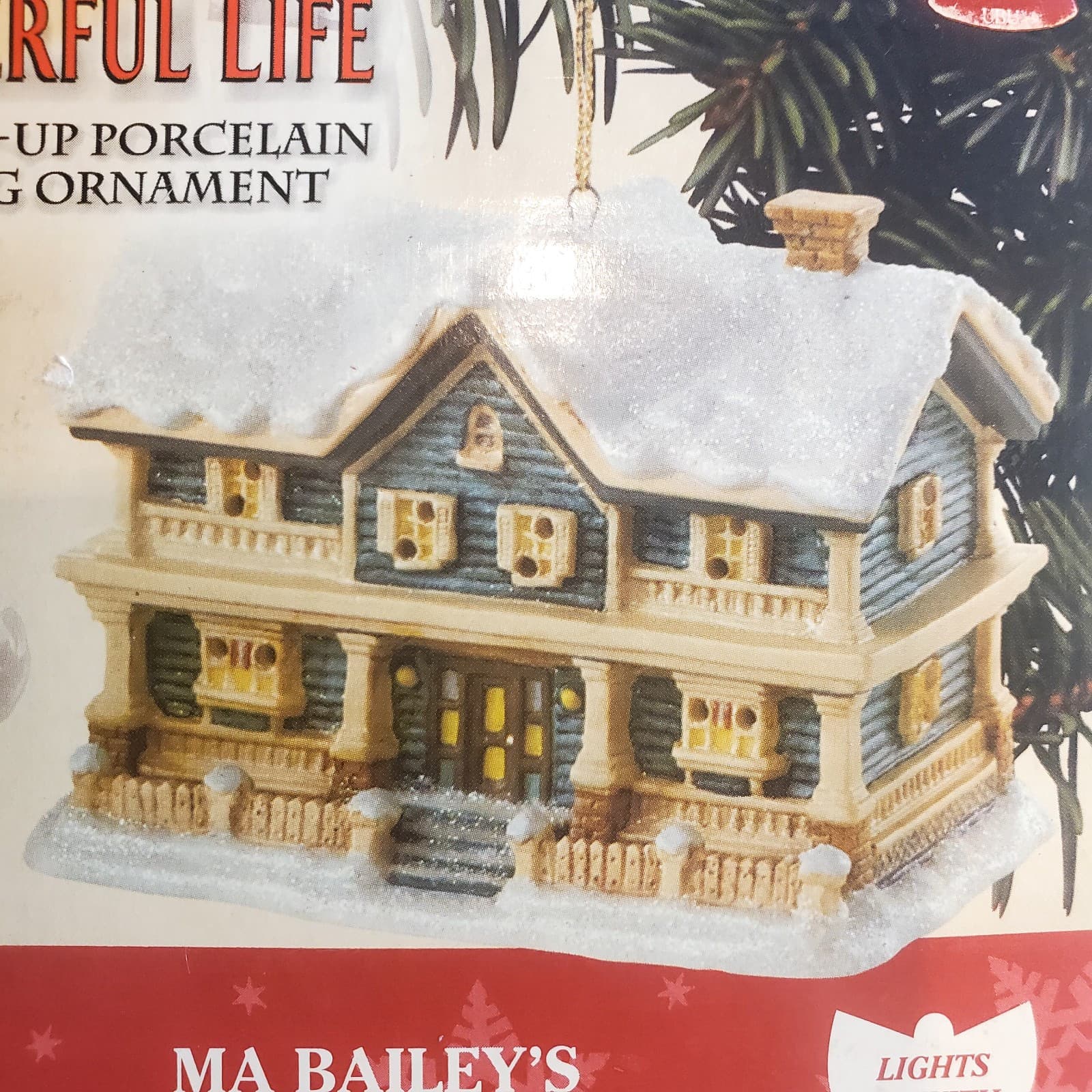 It’s A Wonderful Life Ma Bailey's House Series II Porcelain Brighten Up Ornament - Thumbnail 9