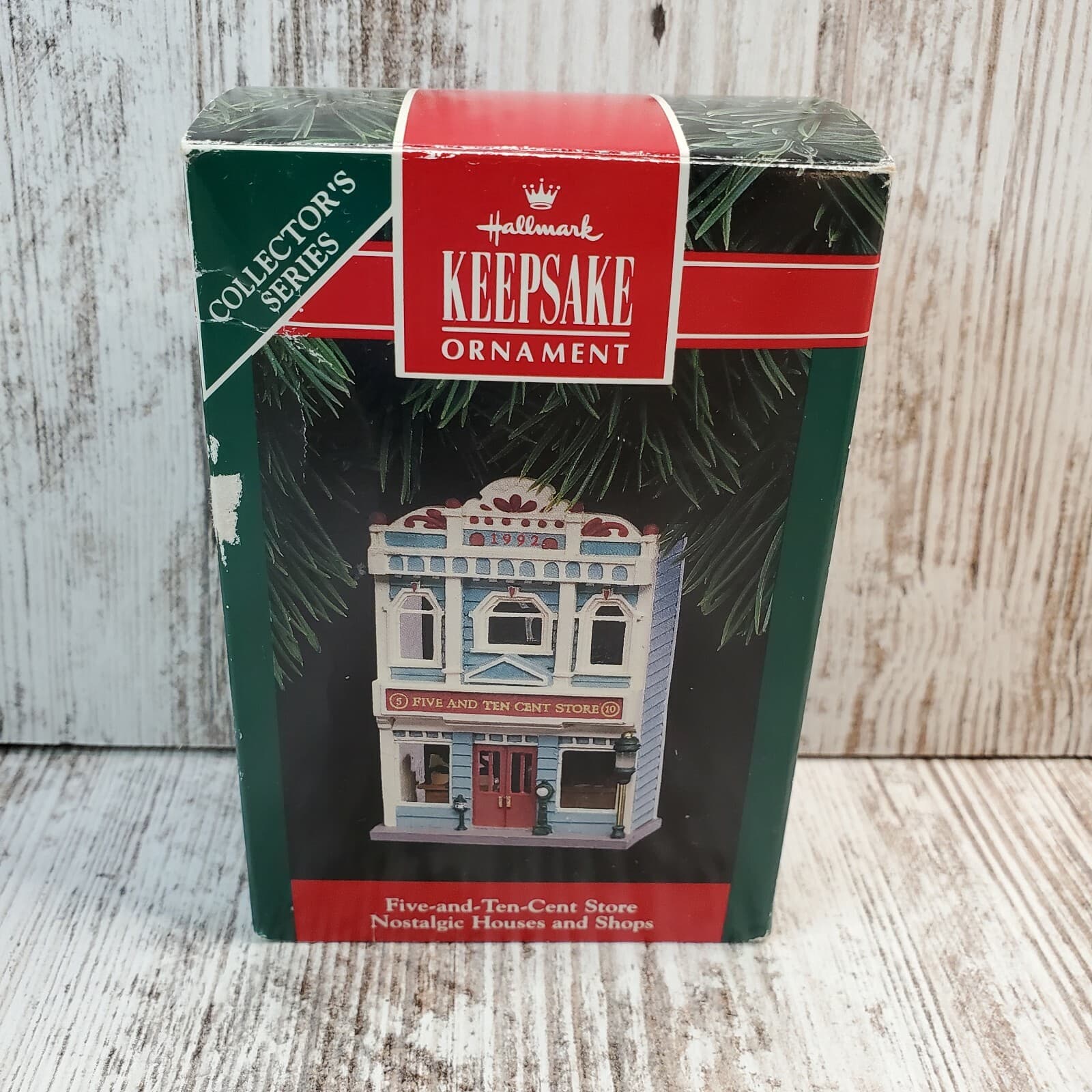Vintage Hallmark 1992 Five and Ten Cent Store 9th In Nostalgic Houses And Shops - Thumbnail 2
