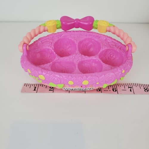 Hatchimals Colleggtibles Nest Easter Basket Egg Cartons Pink Roses Flowers Bow - Thumbnail 7