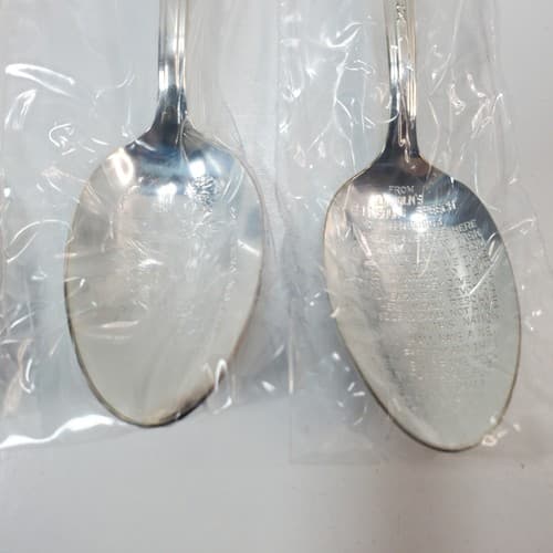 Vintage WM ROGERS & CO Set of 4 Silver Plate Presidential Collectible Spoons #5 - Thumbnail 8
