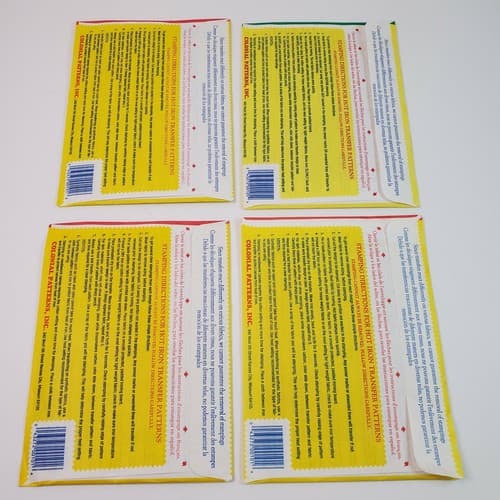 LOT of 4 Aunt Martha's Hot Iron Transfers 3735, 3021, 3216 & 3597 Open Unused - Thumbnail 5