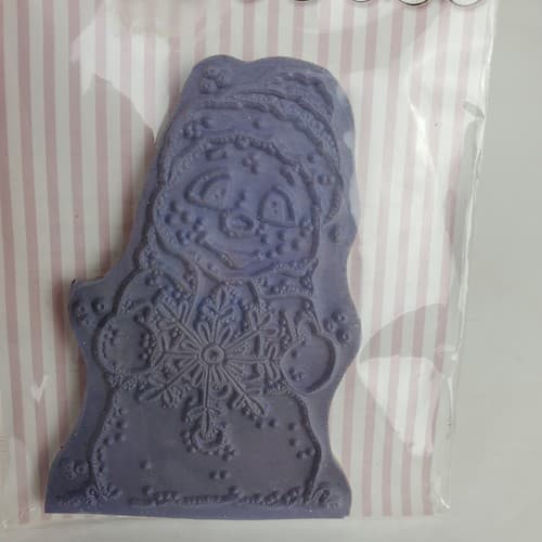 Magnolia EZ Mount Rubber Stamp Made in Sweden Cling Snowman - Thumbnail 5