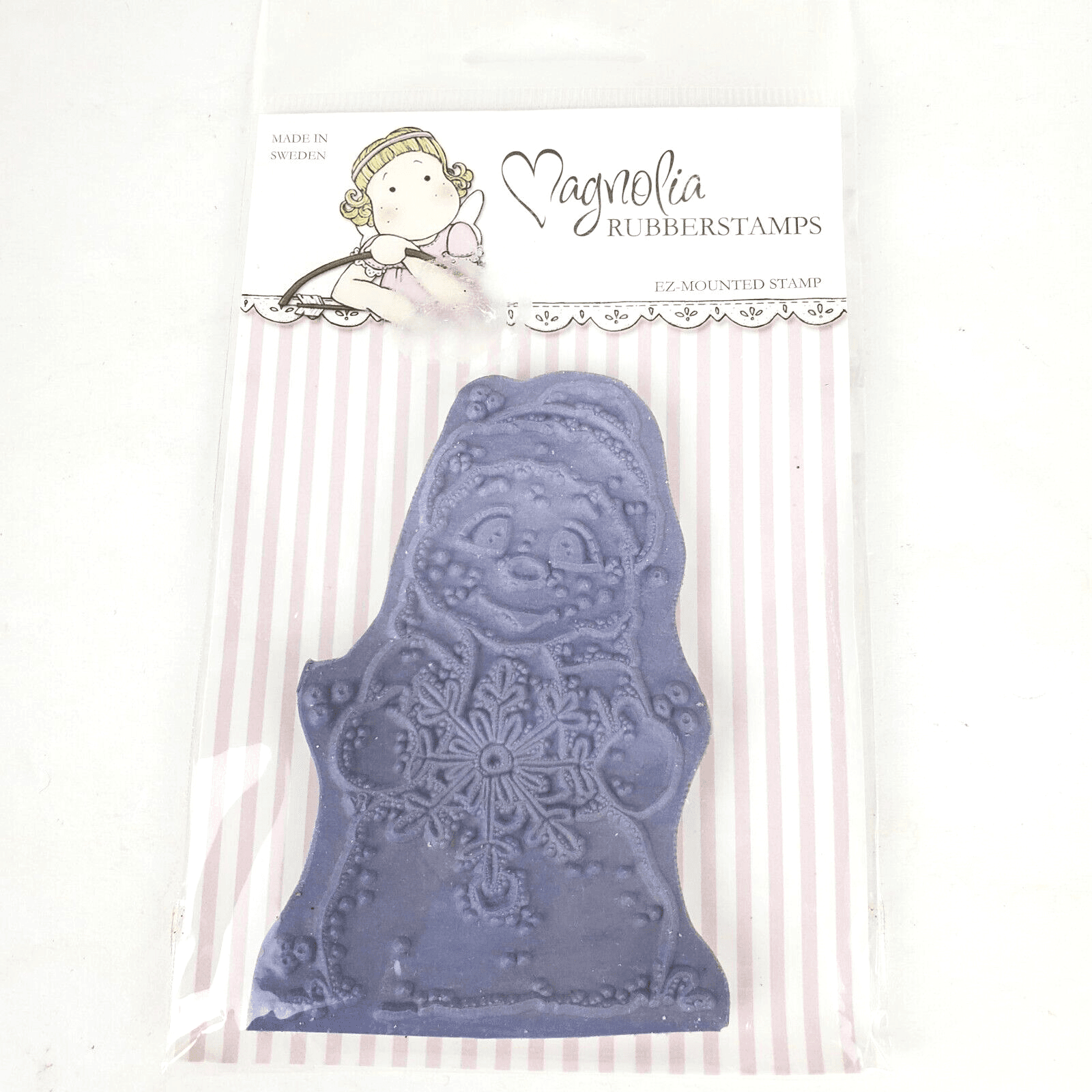 Magnolia EZ Mount Rubber Stamp Made in Sweden Cling Snowman
