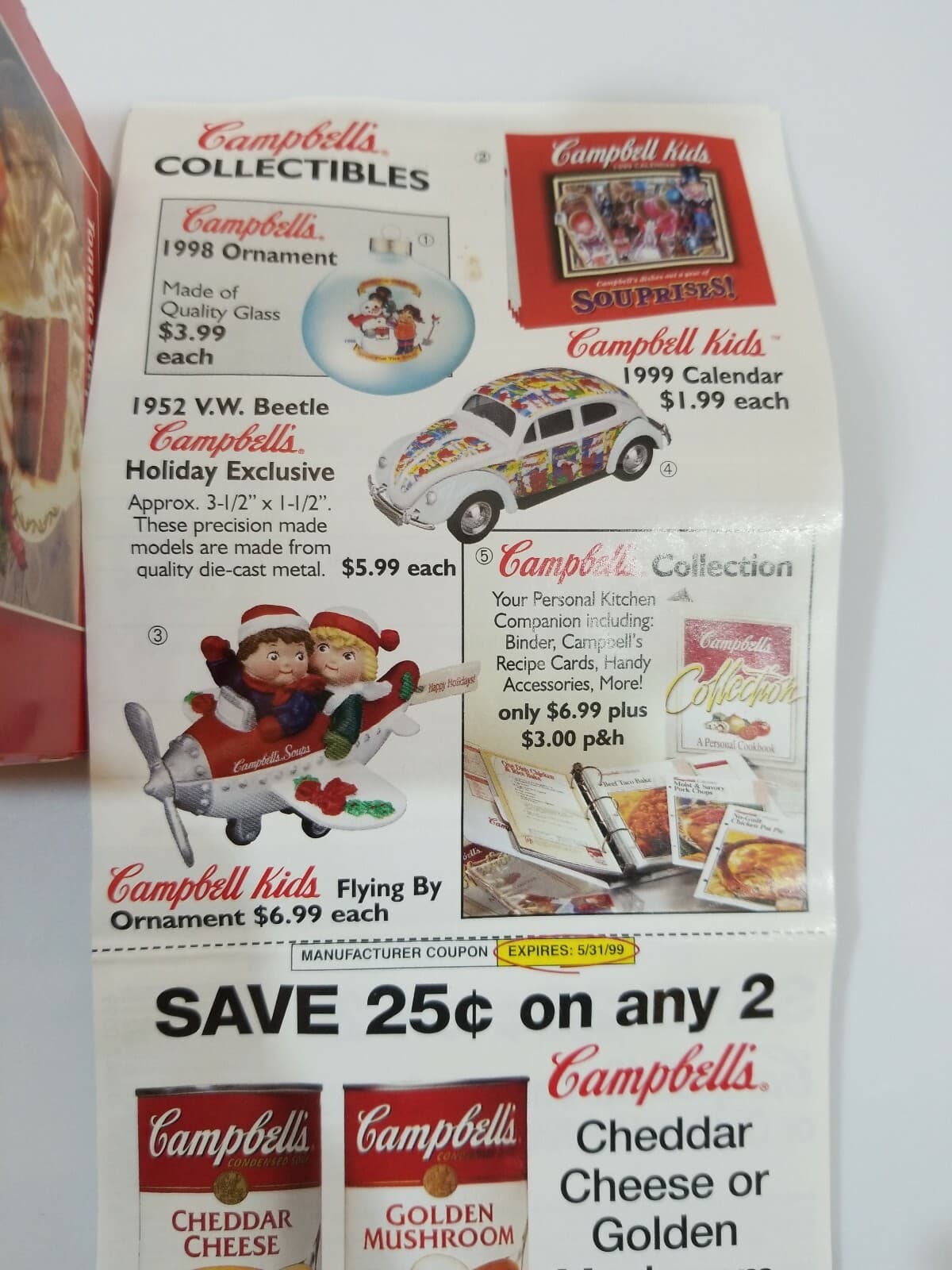 Campbell Soup 1998 Collectors Edition Snowman Ornament with Original Box - Thumbnail 6