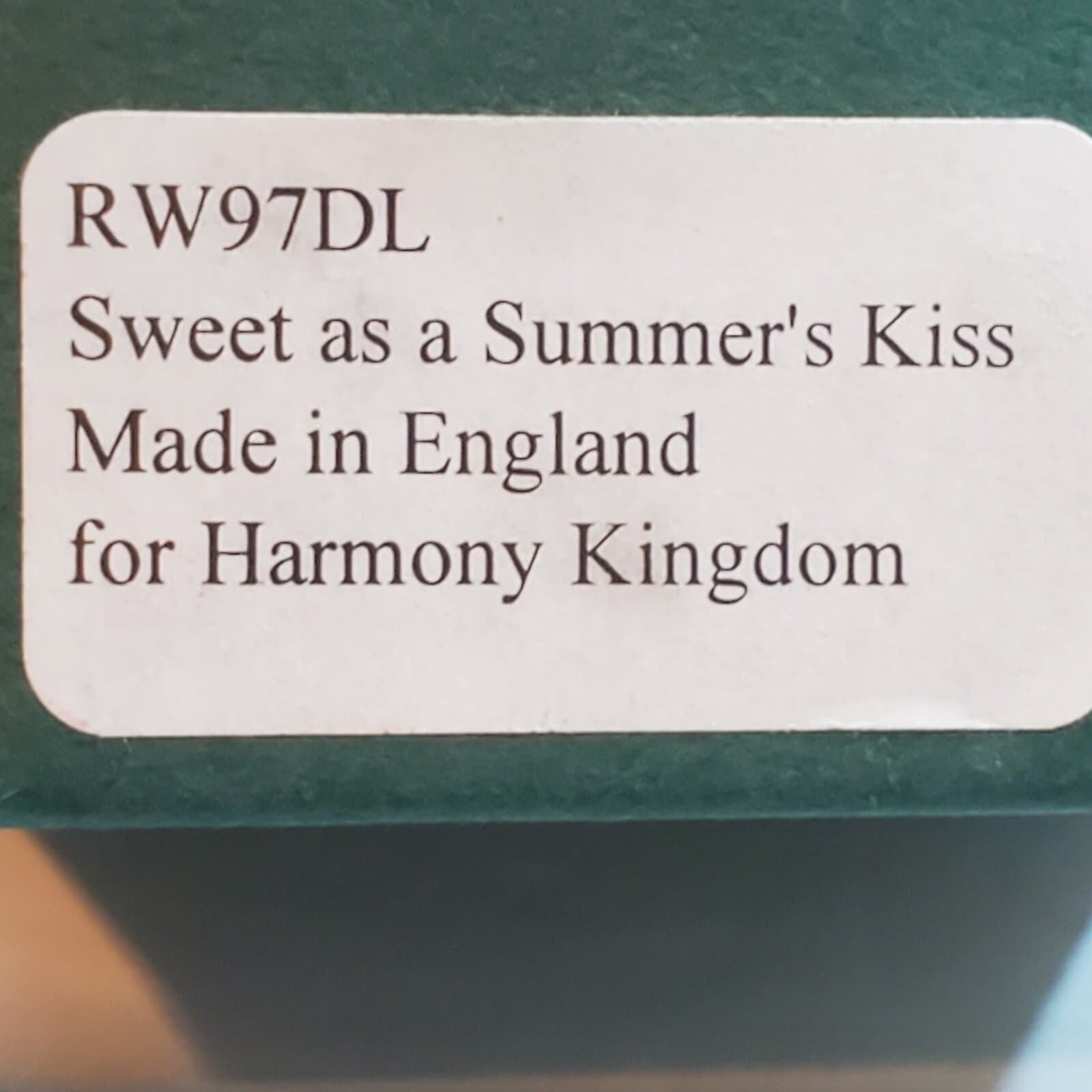 Harmony Kingdom Sweet As A Summer's Kiss UK Made 1996 Trinket Box Figurine - Thumbnail 8