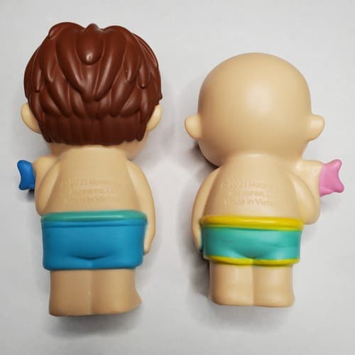 Set of 2 CoCoMelon Musical Bath Time Play Replacement Figures Only - Thumbnail 2