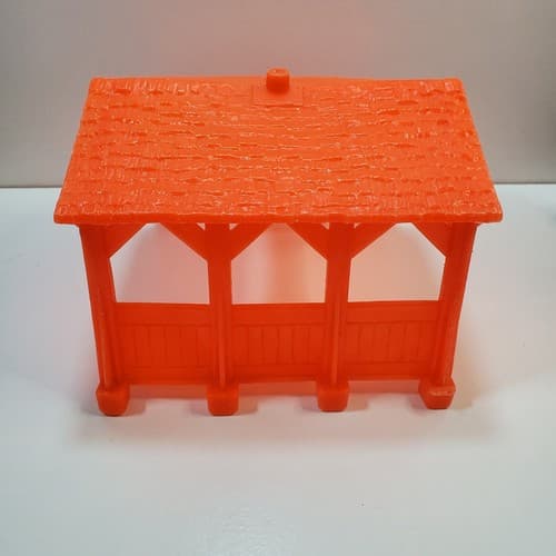 Vtg 1973 Mattel Preschool Putt Putt Train Buildings Replacement Covered Bridge