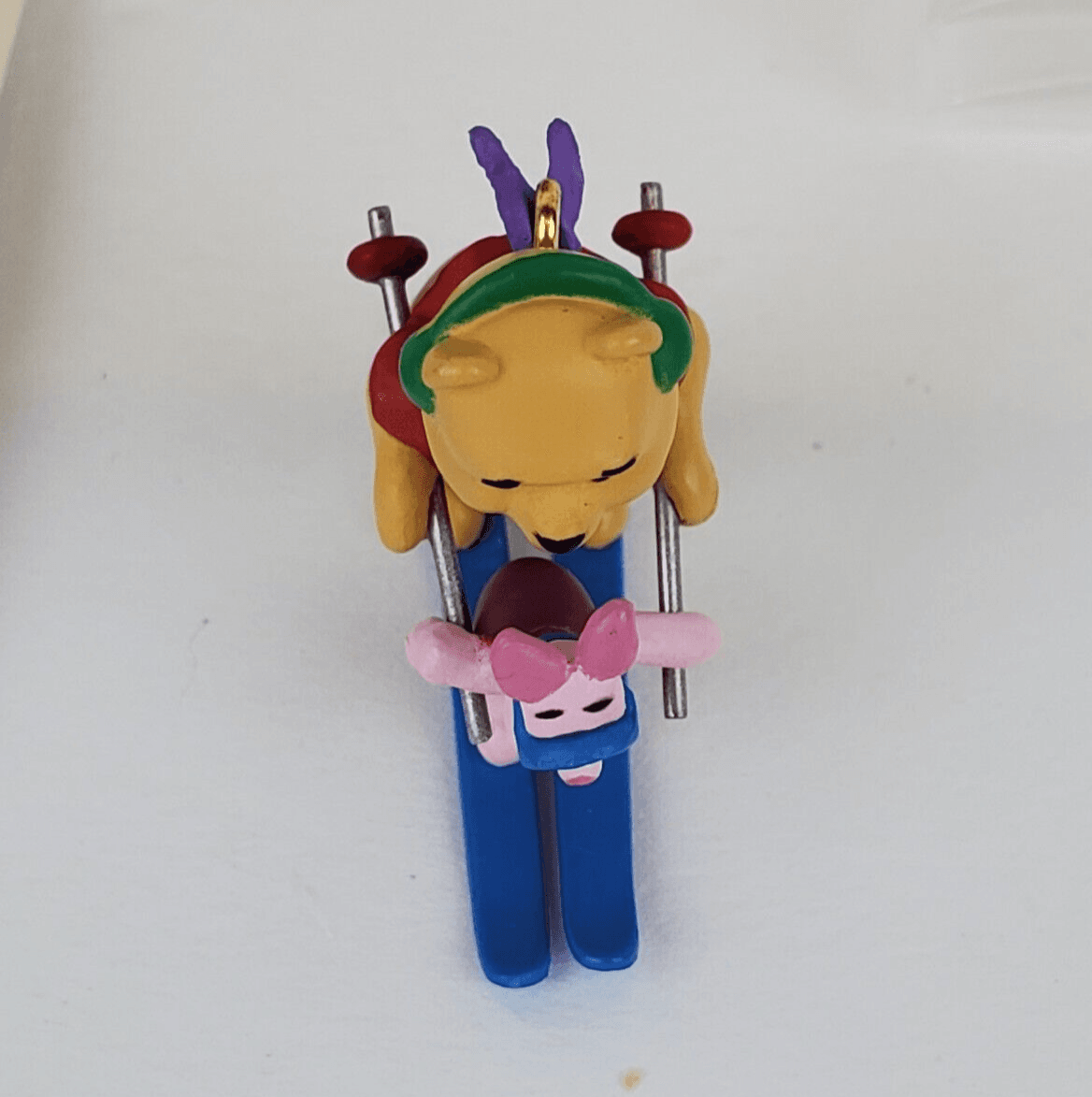Hallmark Disney 2002 On the Slopes Winnie the Pooh Miniature Ornament - Thumbnail 4