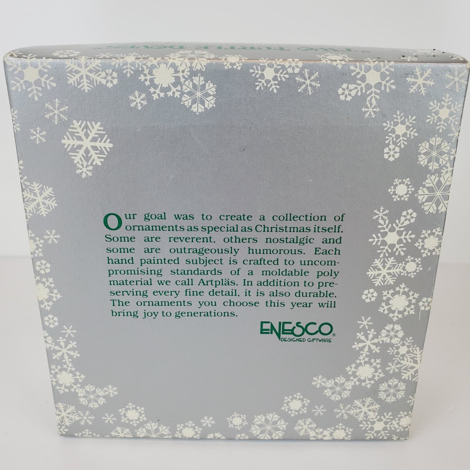Vintage Enesco Treasury Ornaments 1987 Two Turtle Doves Twelve Days Of Christmas - Thumbnail 5