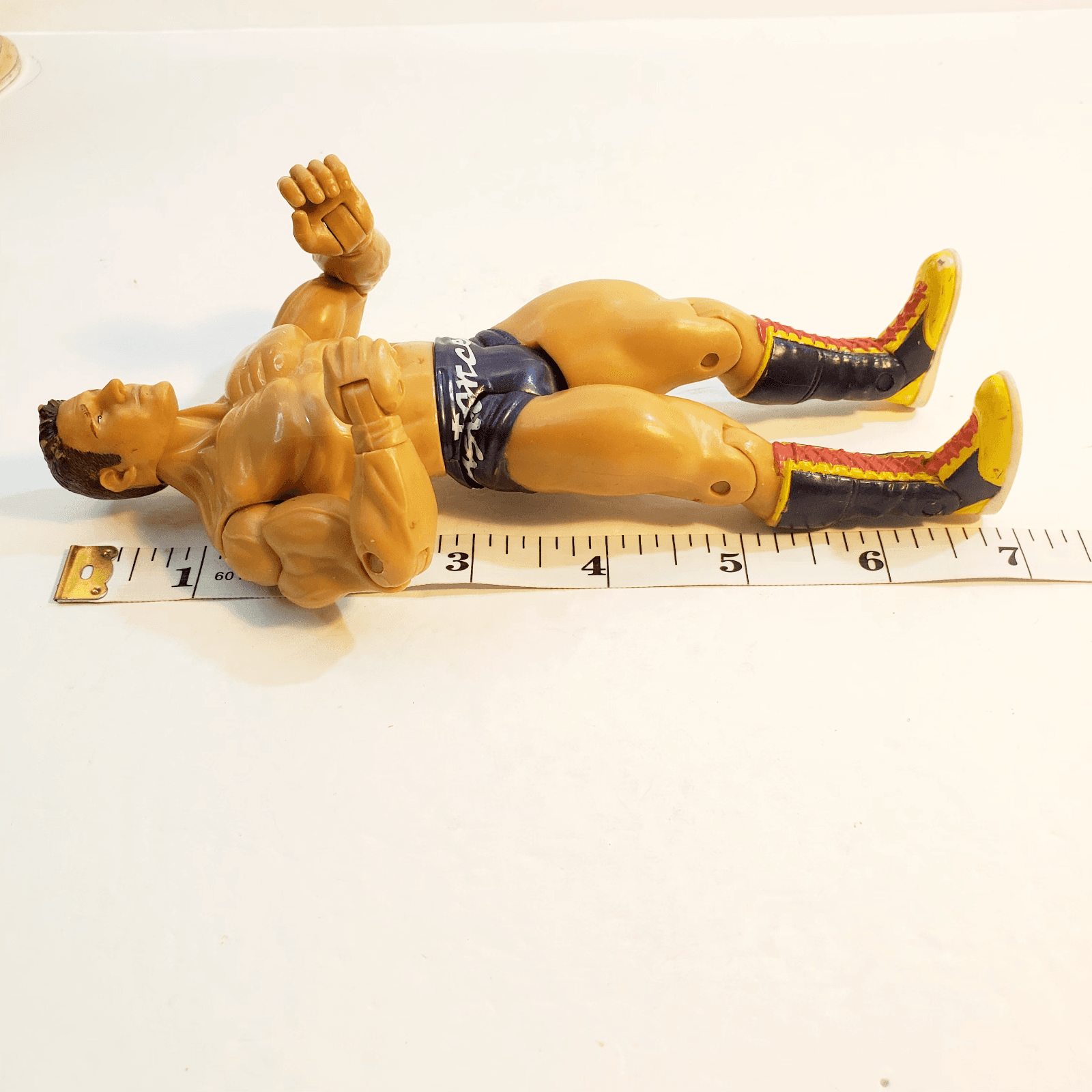 Vintage 2003 WWE Jakks Rob Conway La Resistance Wrestling 7" Action Figure - Thumbnail 8