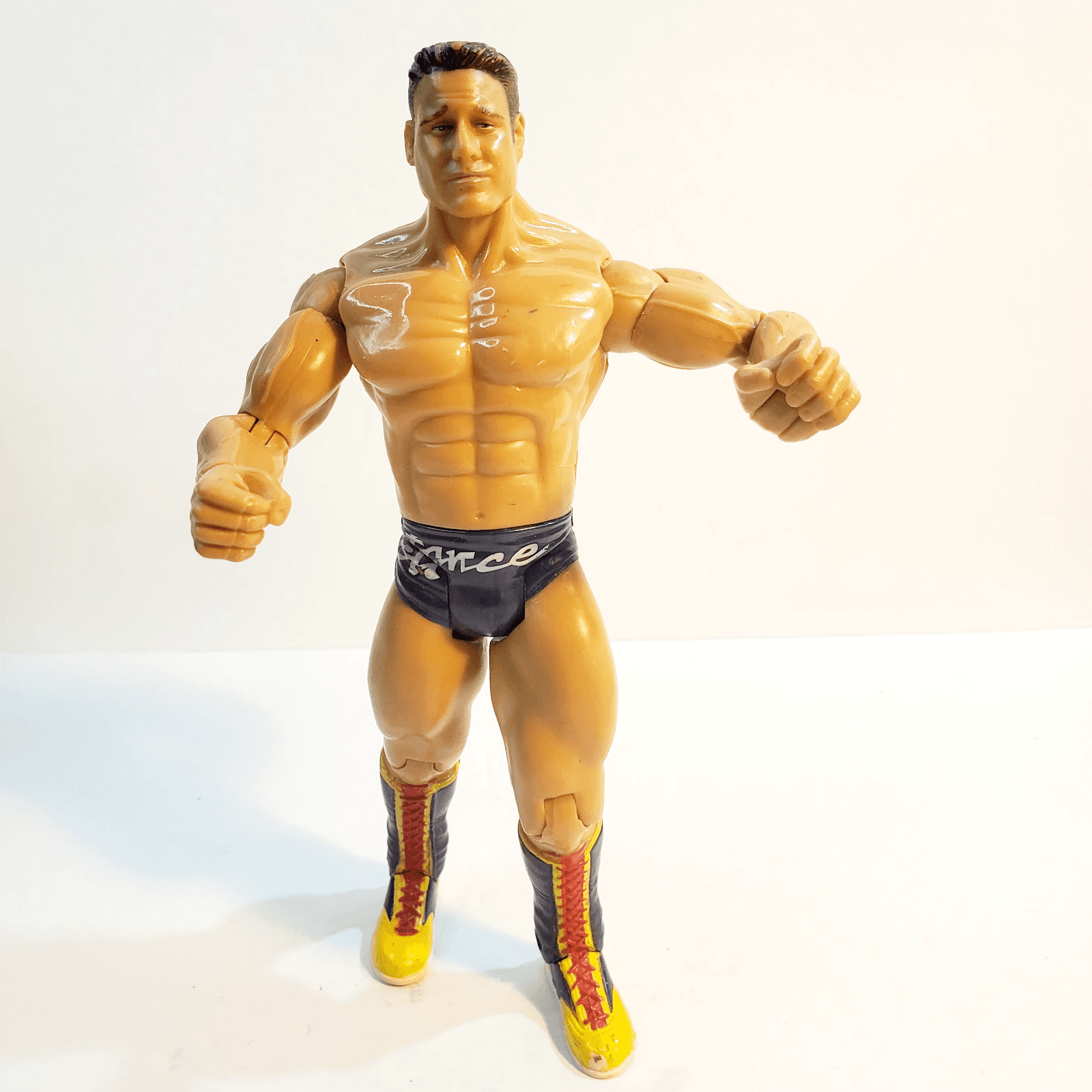 Vintage 2003 WWE Jakks Rob Conway La Resistance Wrestling 7" Action Figure