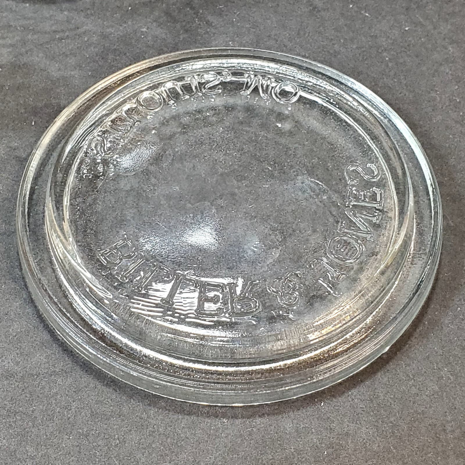 Vtg Biller & Jones St. Louis Missouri Clear Glass Refrigerator Apothecary Jar - Thumbnail 6