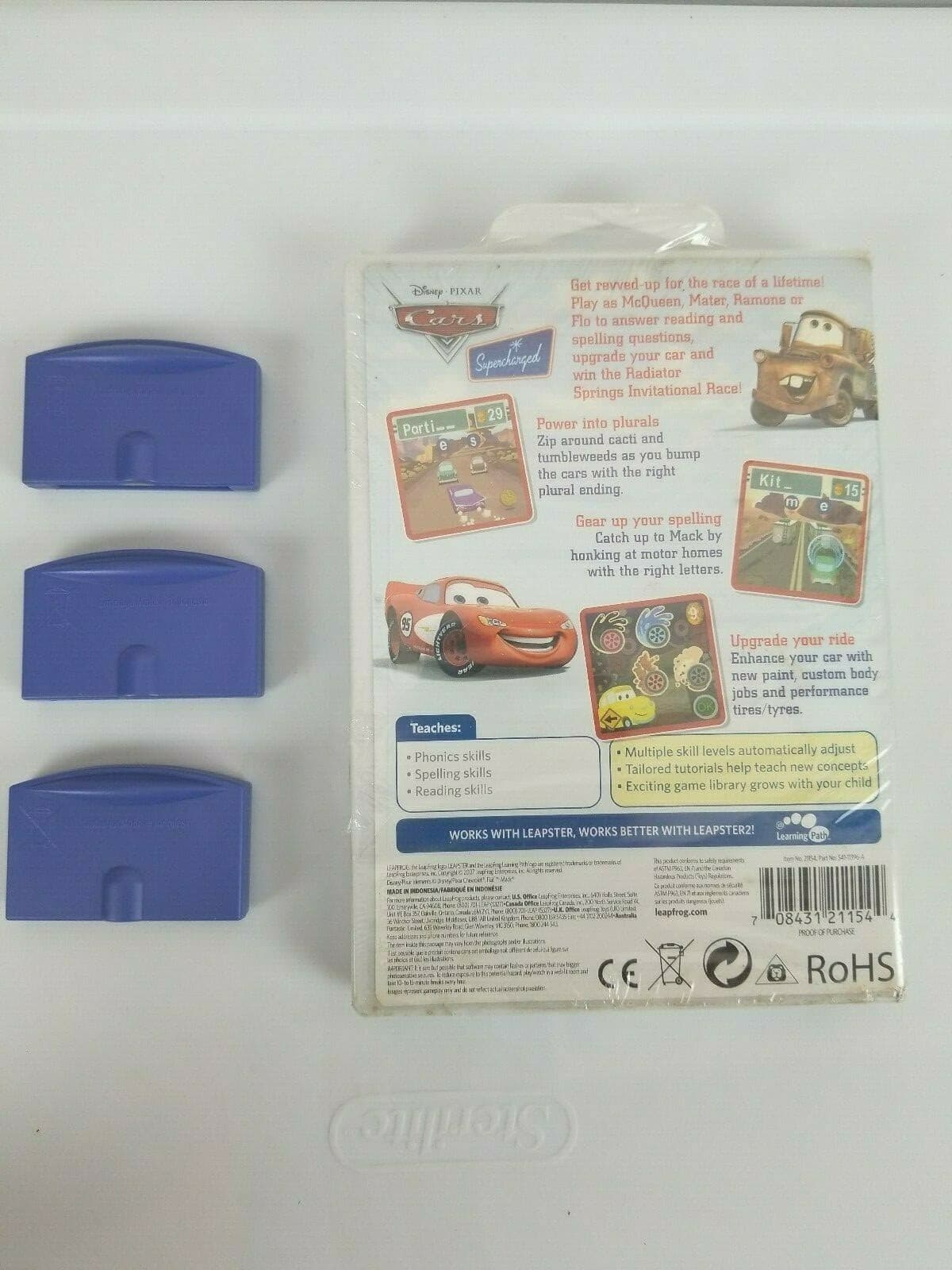 Leap Frog Leapster Lot of 4 games 3 Cartridges Only and 1 NEW Sealed Age 4 - 8 - Thumbnail 6