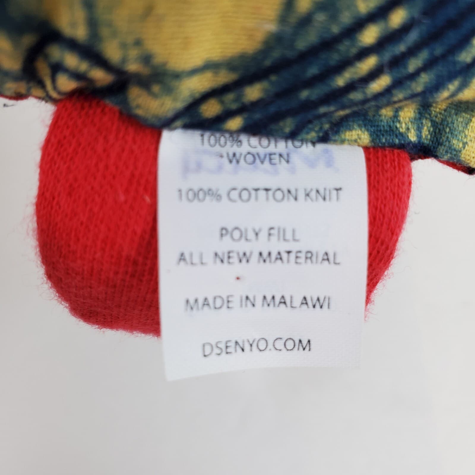 Dsenyo Lot of 2 Primitive Plush Monkey and Owl Stuffed Animal Handmade in Malawi - Thumbnail 7