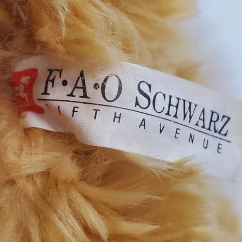 FAO Schwarz Fifth Avenue Plush Brown Dog 10" Stuffed Animal Puppy Ribbon Fluffy - Thumbnail 7