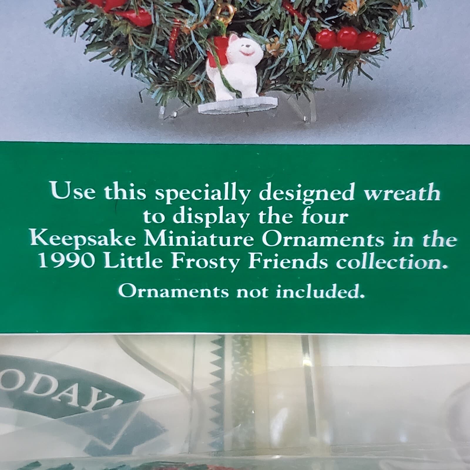 Hallmark Little Frosty Friends Display Wreath & Stand ORNAMENTS NOT INCLUDED - Thumbnail 5