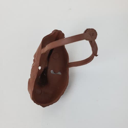 Vtg Johnny West Ceremonial Face Mask Accessory Geronimo Best of the West - Thumbnail 2