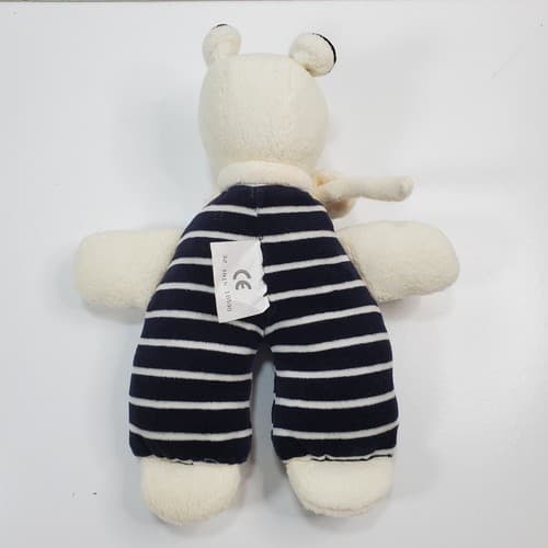 Pampolino Zebra Hippopotamus Striped Lovey Plush Security Blanket Stuffed Animal - Thumbnail 4