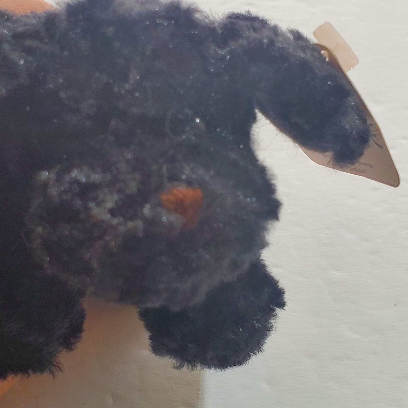Vintage Gund My Name is Tuff Stuff 13022 Mini Plush Toy Dog 4" L Barks SEE VIDEO - Thumbnail 5