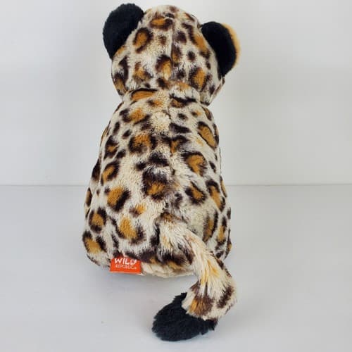 2016 Wild Republic Sitting Cheetah Cub Plush Stuffed Animal Toy 10" Tall - Thumbnail 3