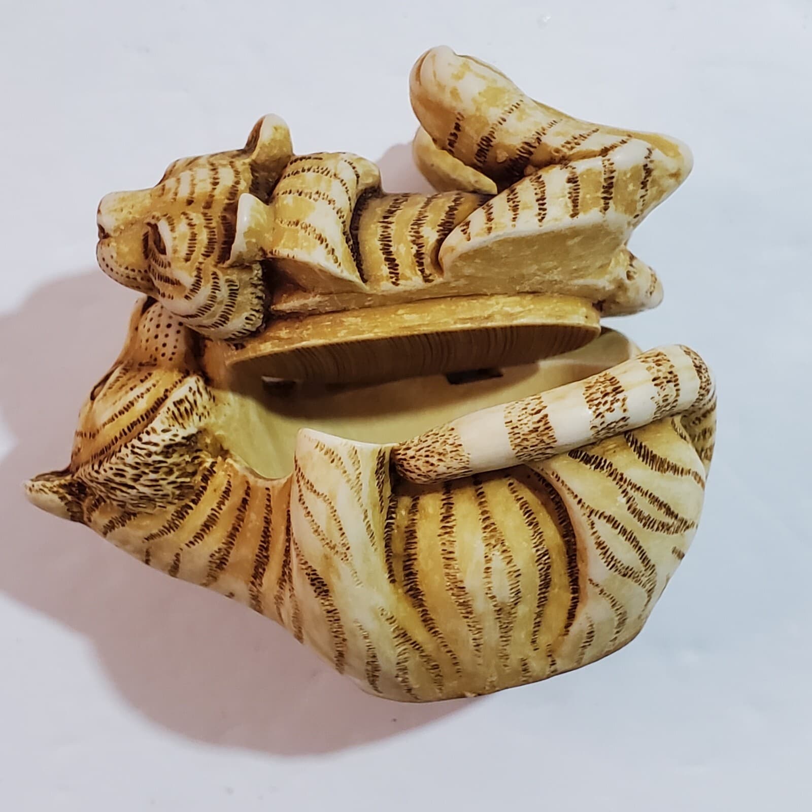 Harmony Kingdom Pride And Joy Mother and Cub Tigers UK Made Trinket Box Figurine - Thumbnail 5