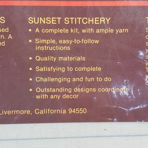 Vtg Sunset Stitchery Sarah Doll & Dress Kit 12" doll 15" Dress 2866 NOS Craft - Thumbnail 7