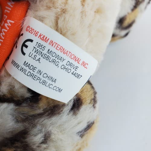 2016 Wild Republic Sitting Cheetah Cub Plush Stuffed Animal Toy 10" Tall - Thumbnail 7