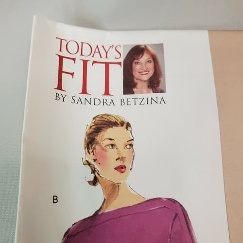 Vogue Sewing Pattern V1109 Today's Fit Sandra Betzina Misses Top Uncut All Sizes - Thumbnail 2