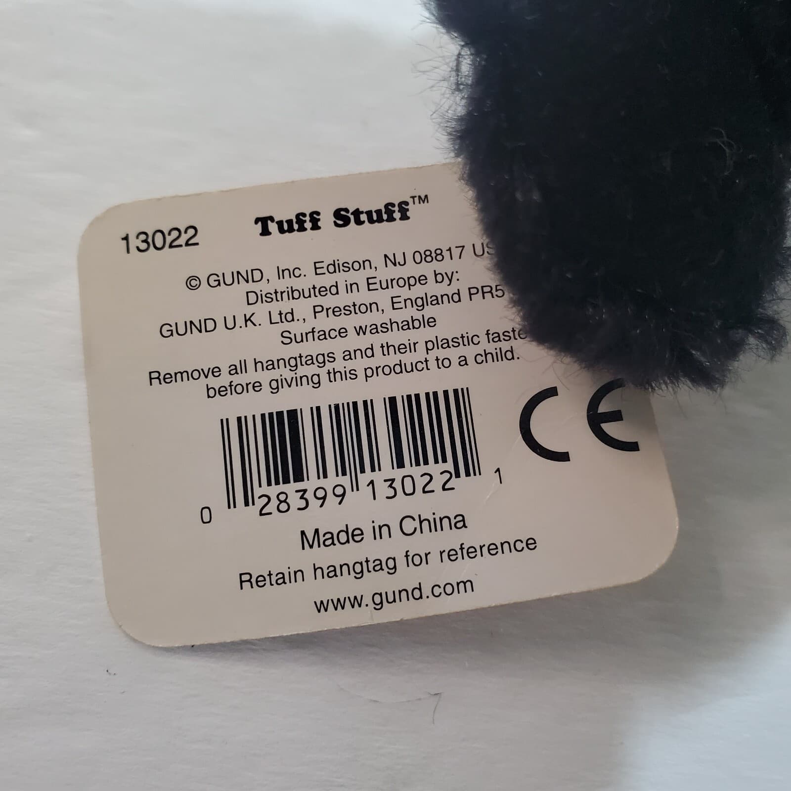 Vintage Gund My Name is Tuff Stuff 13022 Mini Plush Toy Dog 4" L Barks SEE VIDEO - Thumbnail 7