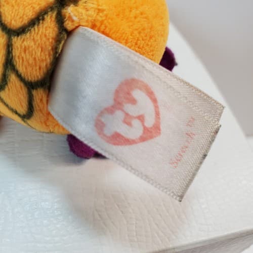 TY Halloweenie Beanie Baby SCREECH the Halloween Owl Key Clip 3.5 inch Plush - Thumbnail 5