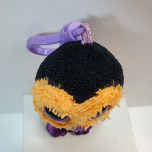 TY Halloweenie Beanie Baby SCREECH the Halloween Owl Key Clip 3.5 inch Plush - Thumbnail 2