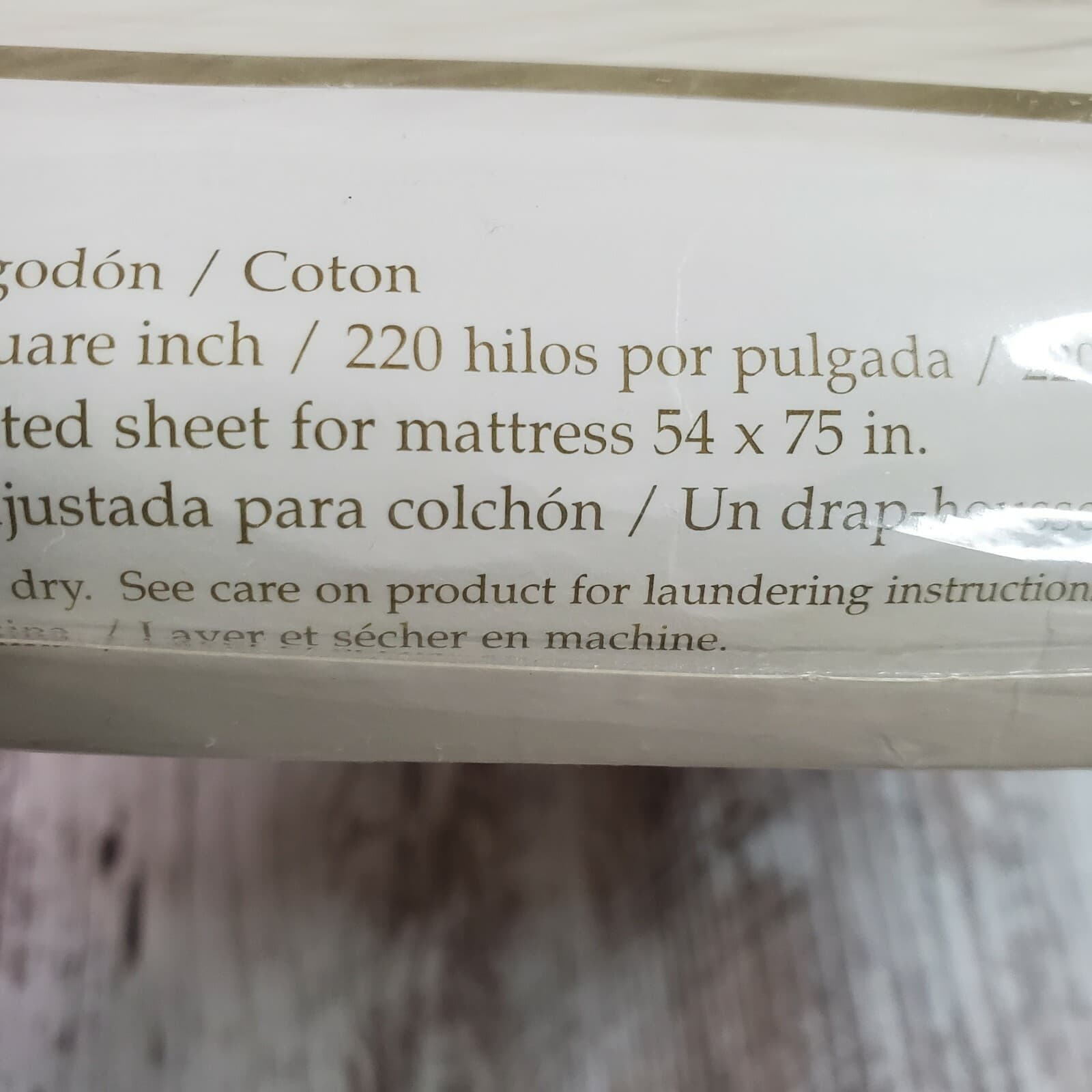 Vtg Jessica McClintock Anniversary Rose Egyptian Cotton Full Fitted Sheet NOS - Thumbnail 8