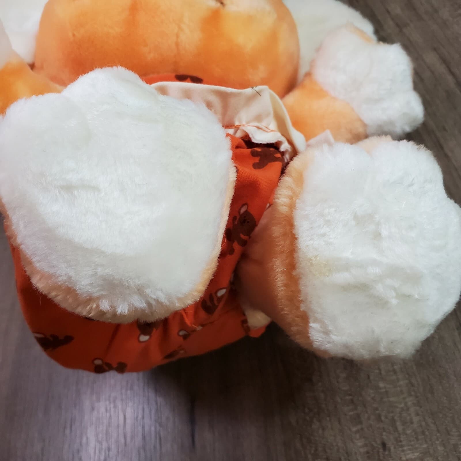 Vintage 80s Hasbro Softies Googlies Plush 14" Peachy Koala Bear w/Sleep Eyes - Thumbnail 4