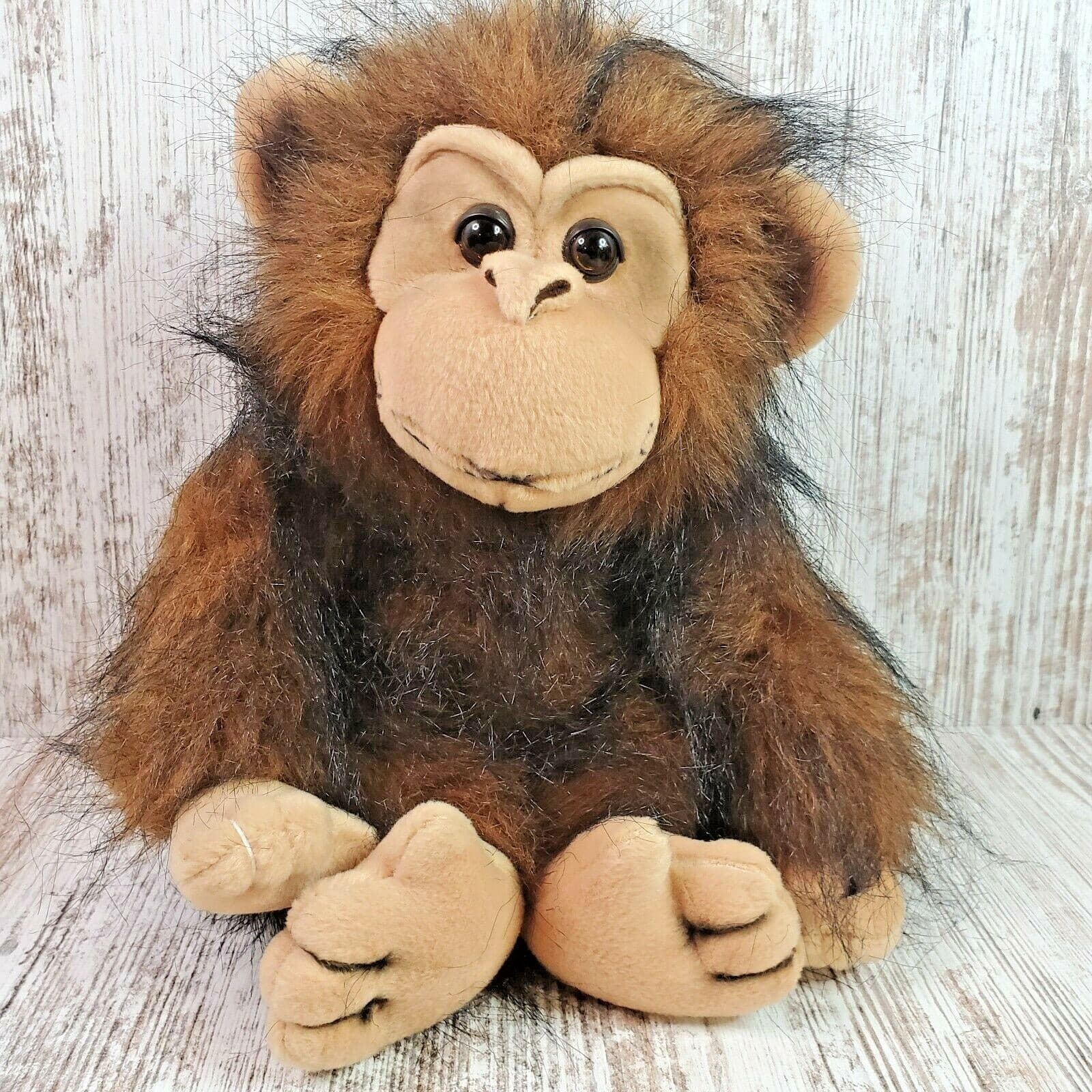 Vtg Morehead Collection Endangered Younguns Realistic Chimpanzee Plush 12” 1997