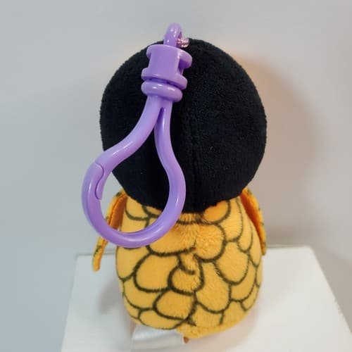 TY Halloweenie Beanie Baby SCREECH the Halloween Owl Key Clip 3.5 inch Plush - Thumbnail 4